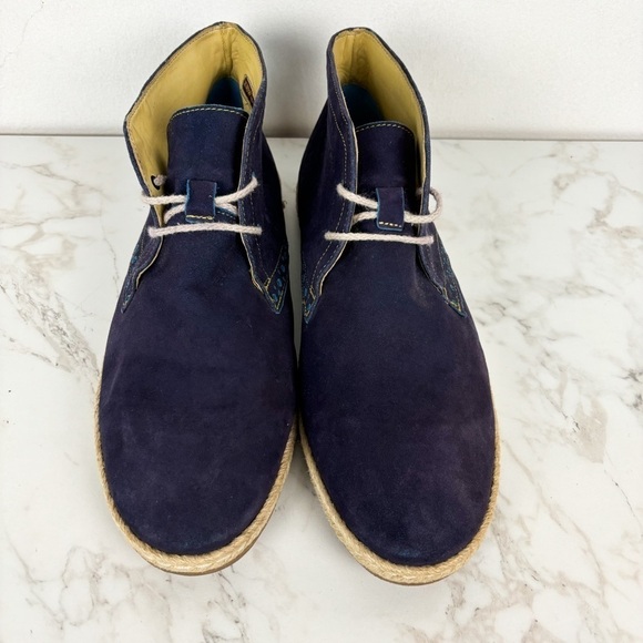 Robert Graham Men\'s Navy Blur Kamiko Chukka Boot Sz 12 main image 10